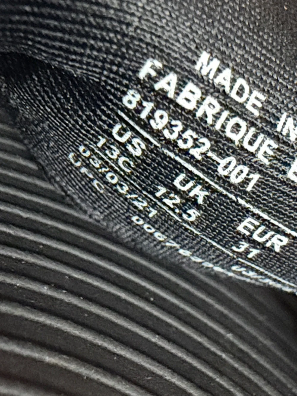Nike kids size
